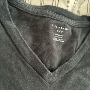 Club Monaco black v neck for men size small